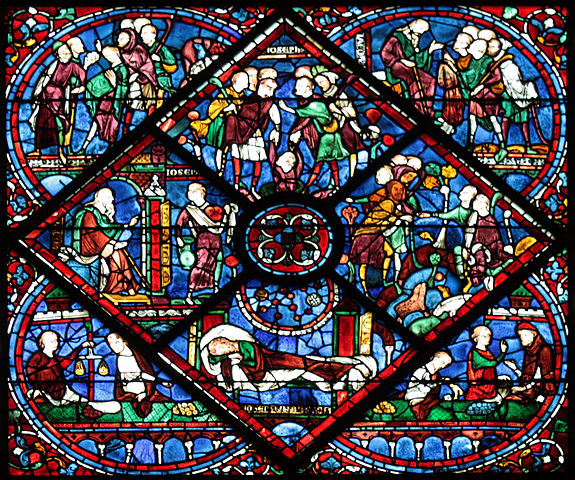 Chartres - cathédrale - Histoire de Joseph.JPG